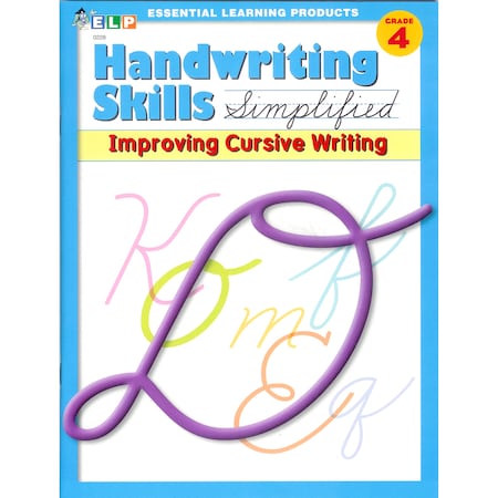 Essential Learning Products Handwriting Skills Simplified Book - Improving Cursive Writing 0228